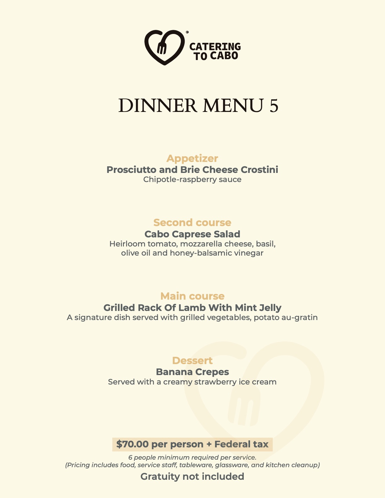 Catering to Cabo - Dinner 2025 página 5